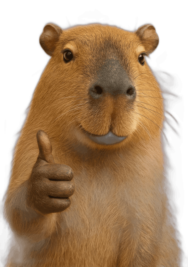 Capí, a capivara calma